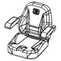 Ariens Apex Seat OEM #05124700