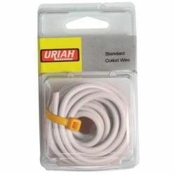 Uriah Products Uriah 12FT White Packaged Wire 12 AWG #UA501220
