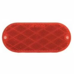 Uriah Products Uriah Oval Red Reflector #UL480001