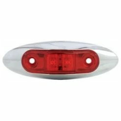 Uriah Products Uriah Red LED Marker & Clearance Light With Bezel # UL168101