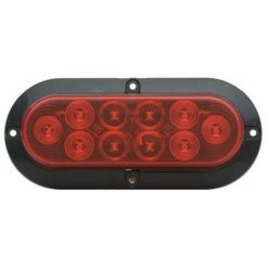 Uriah Products Uriah Red LED Stop Turn Tail Back-up Light With Flange #UL423101
